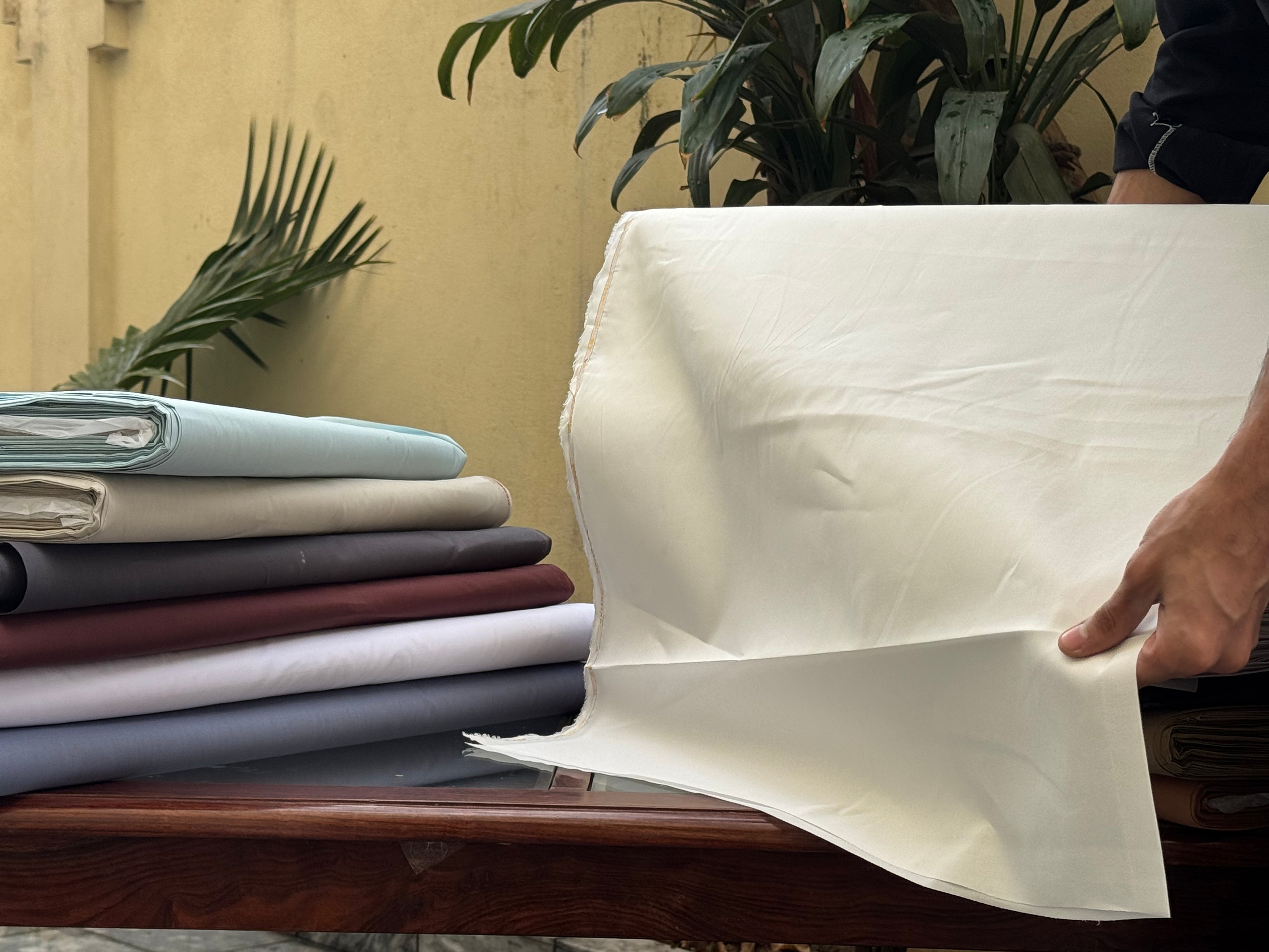 Premium Egyptian Cotton Fabric – Soft, Breathable & Luxury Feel